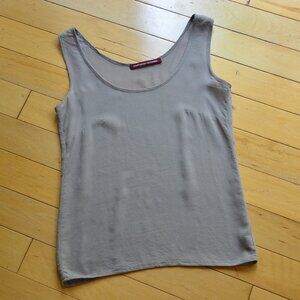 Comptoir Des Contonniers Silk Tank Top Gray XS